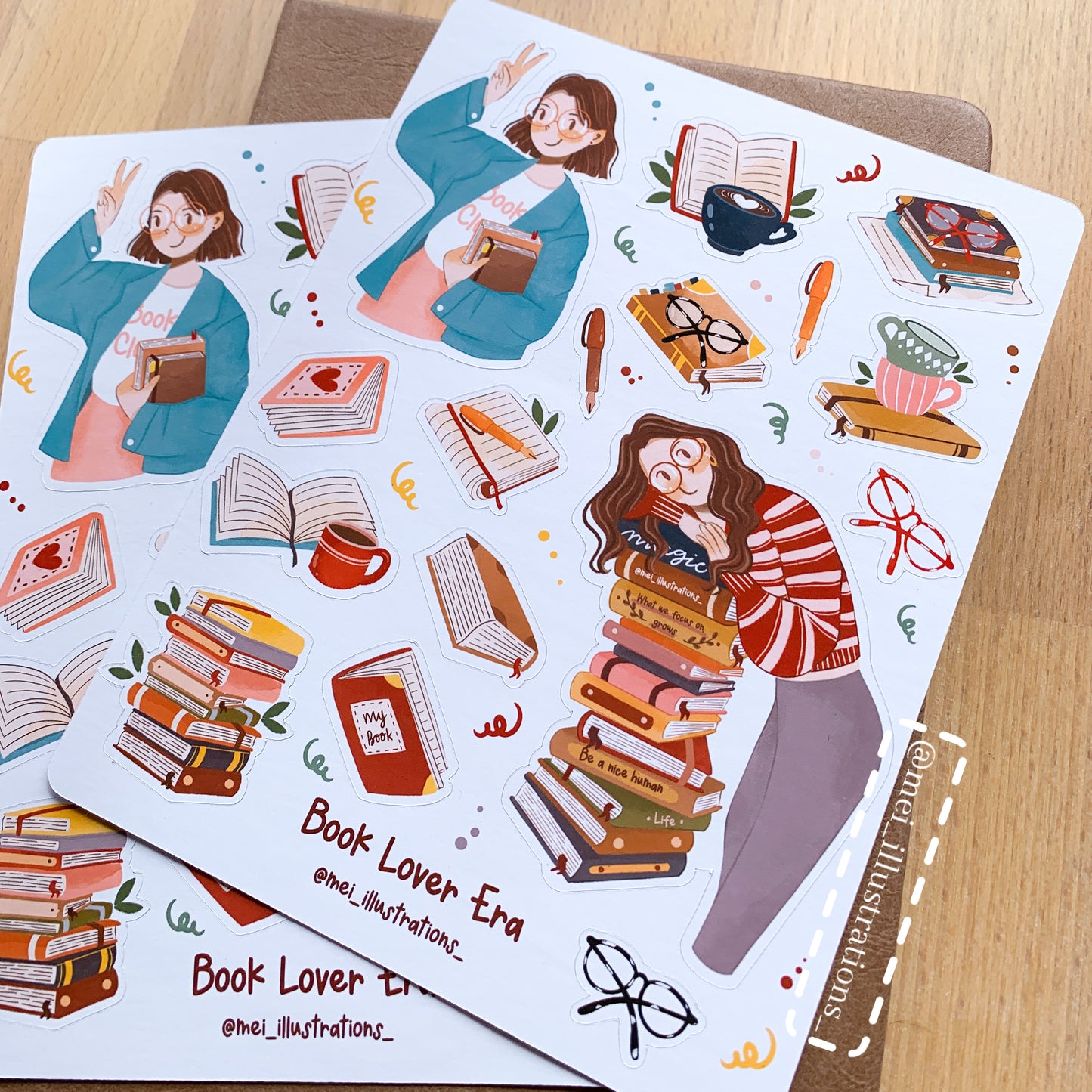 Book Lover Era sticker sheet