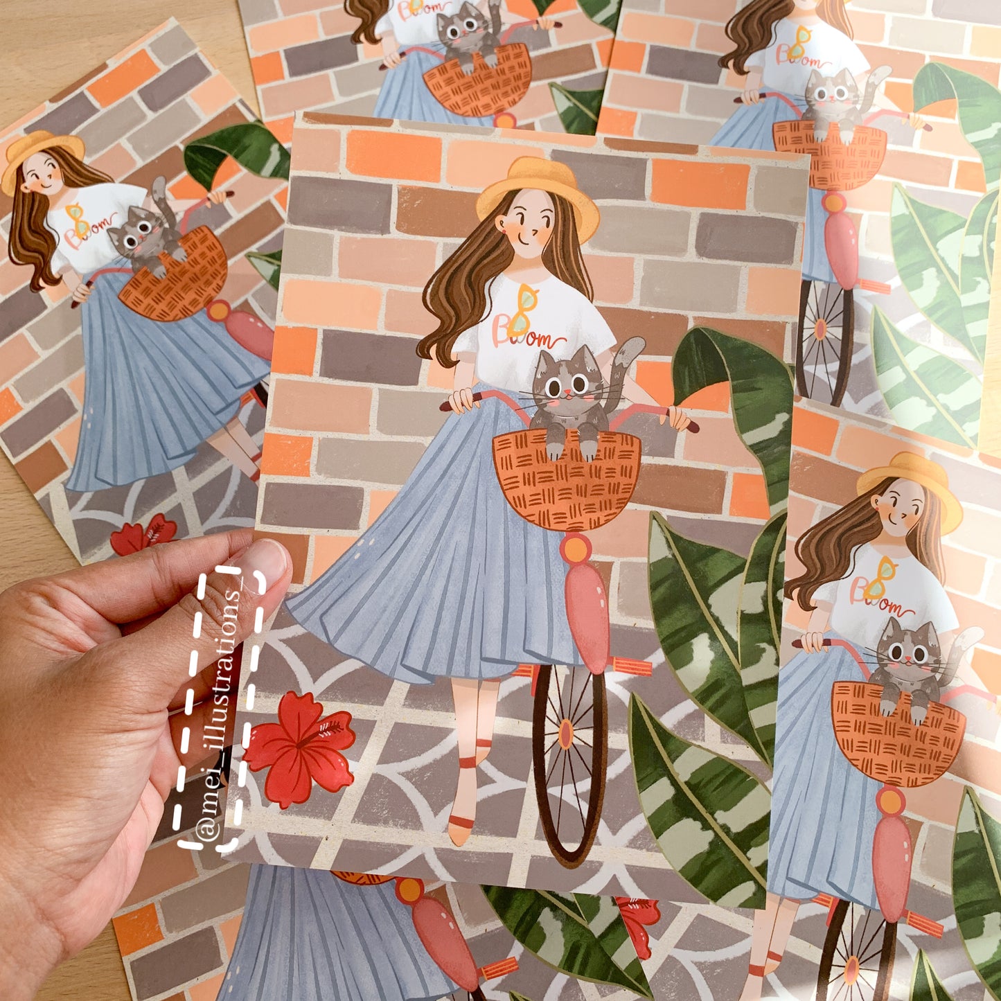 Summer girl - A5 print