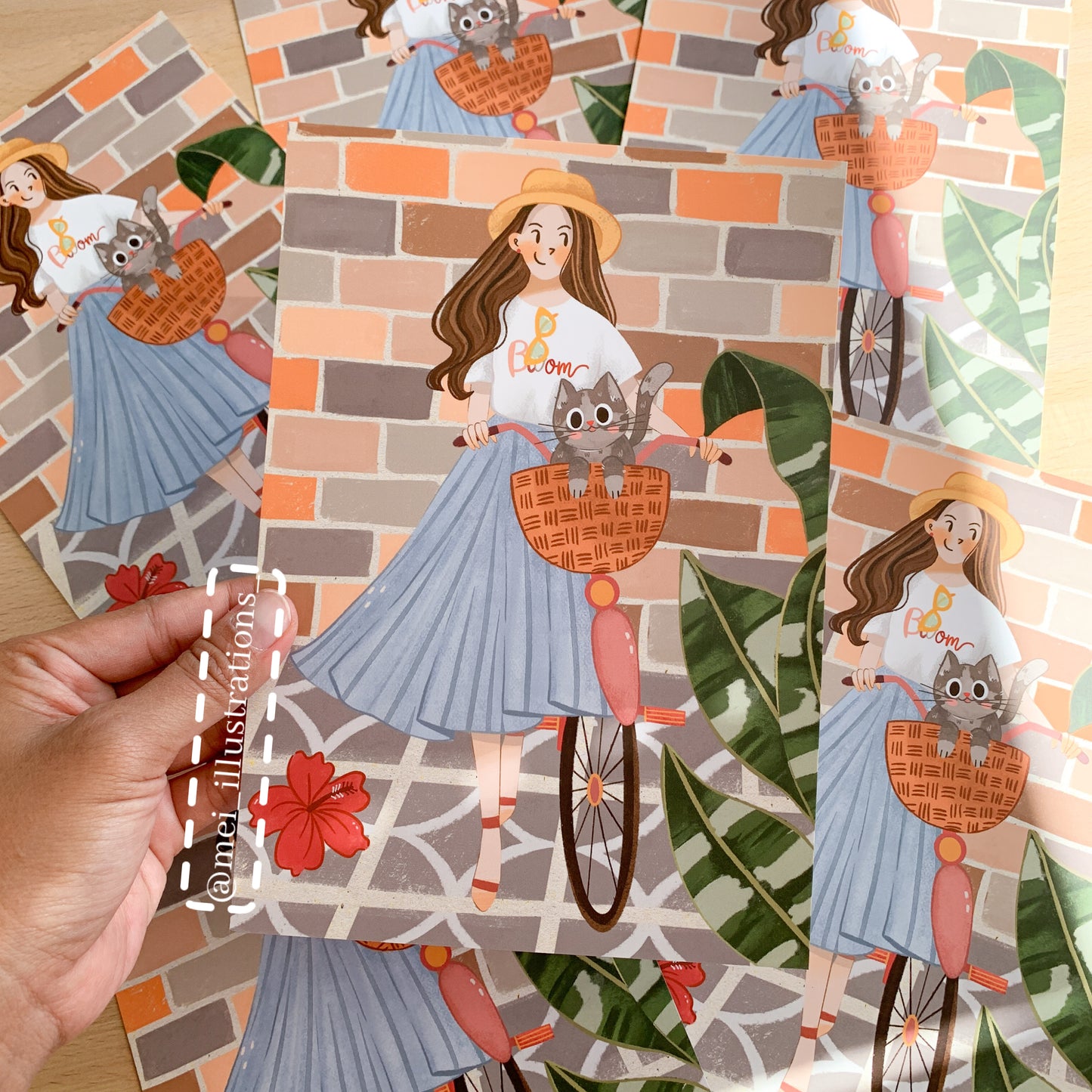 Summer girl - A5 print