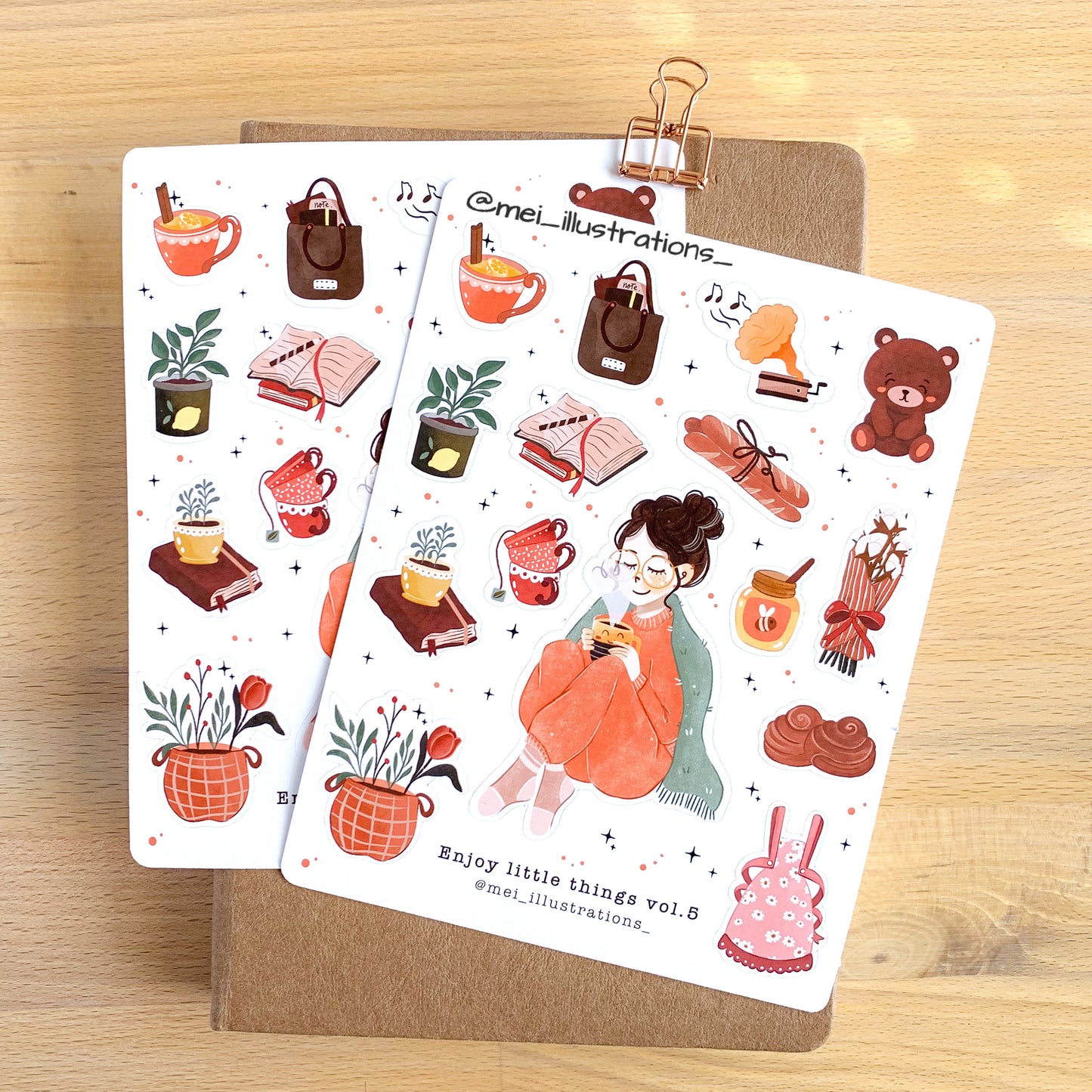 Enjoy little things vol.5 sticker sheet