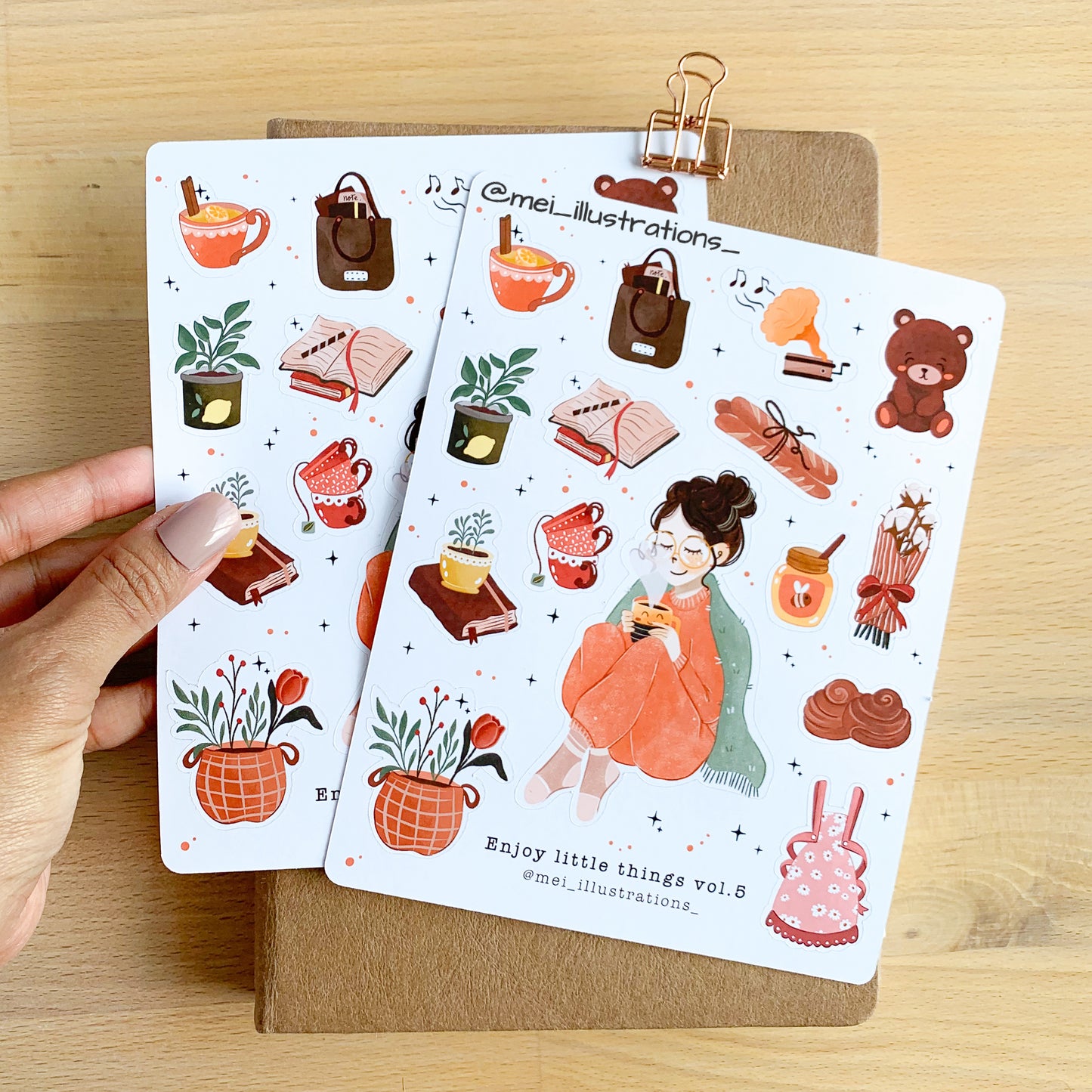 Enjoy little things vol.5 sticker sheet