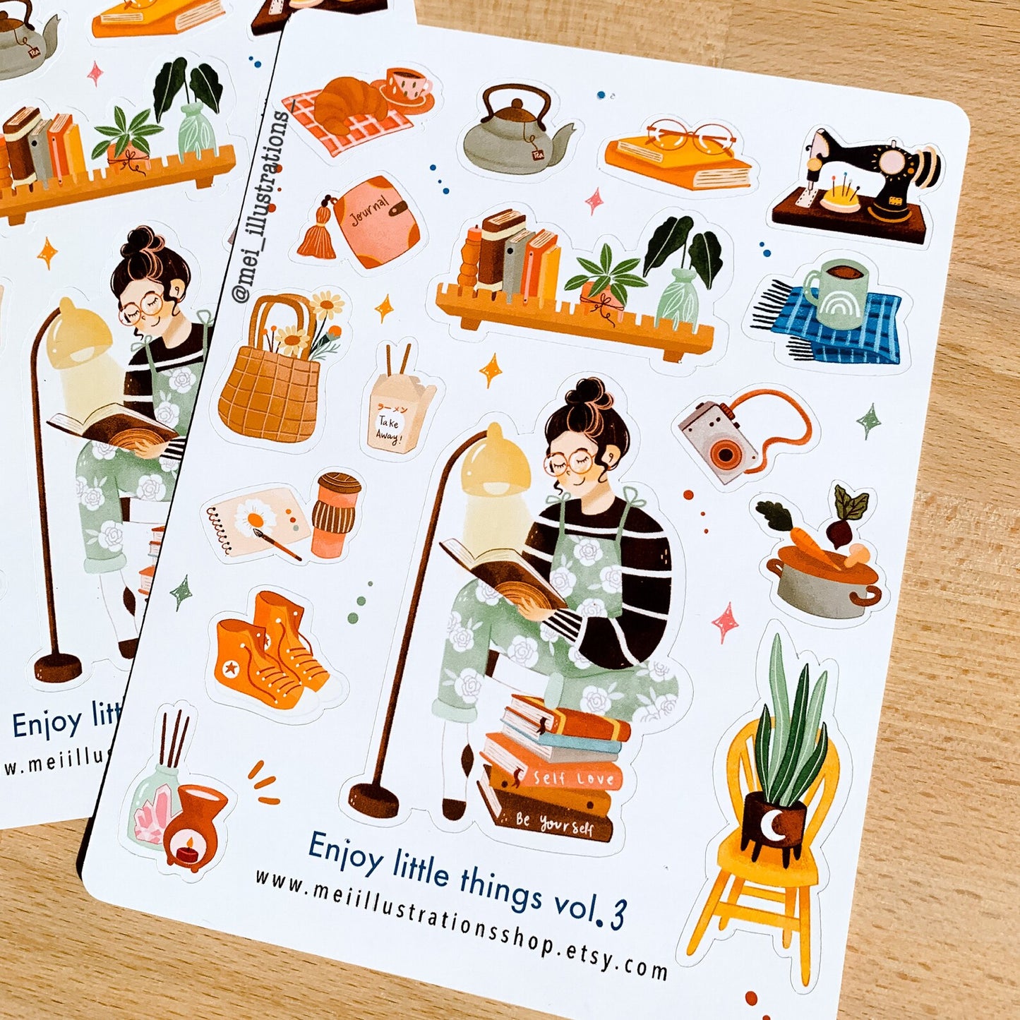 Enjoy little things vol.3 sticker sheet