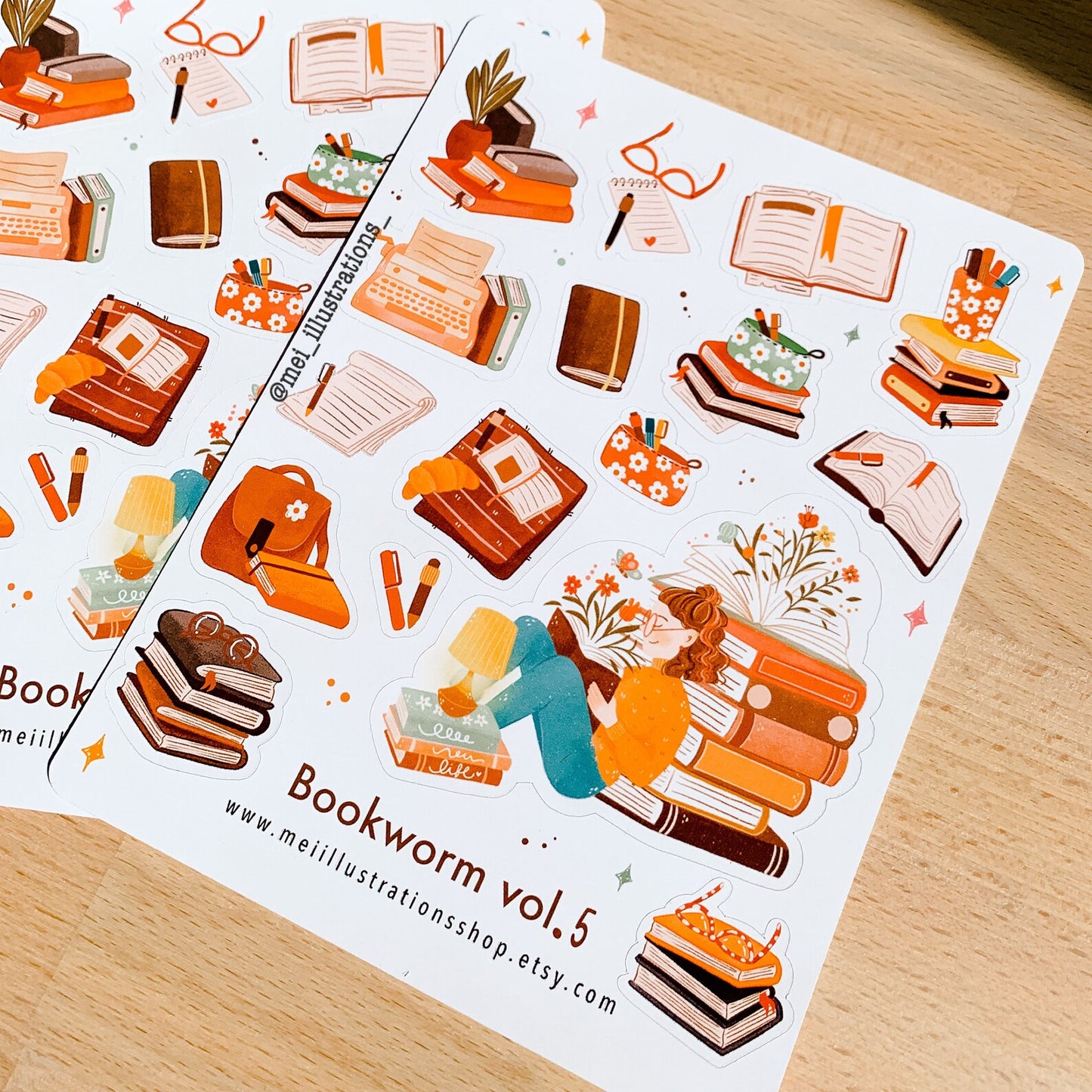 Bookworm vol.5 sticker sheet