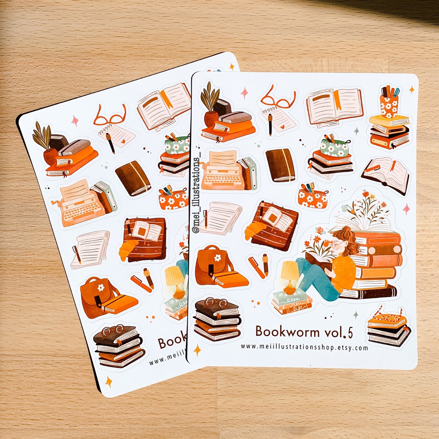 Bookworm vol.5 sticker sheet