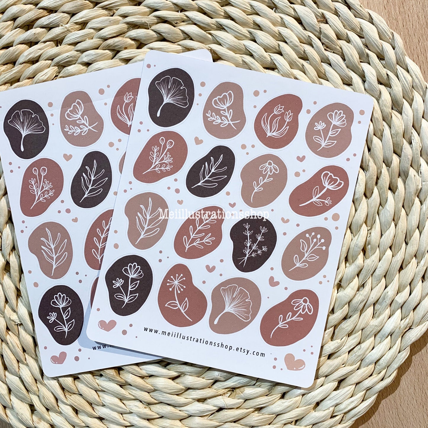 Wild flowers pebble vol.2 sticker sheet