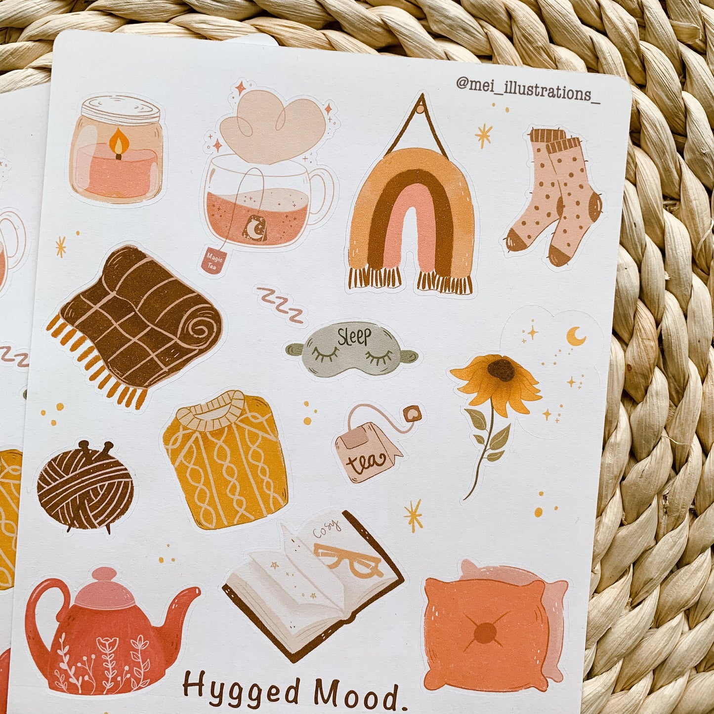 Hygged mood vol.1 sticker sheet