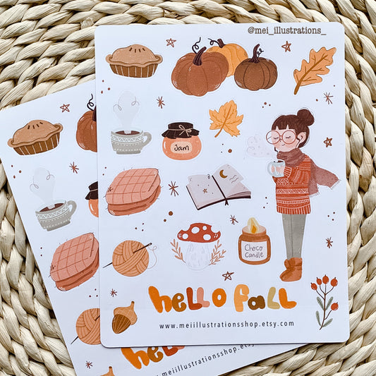 Fall vol.1 Sticker sheet