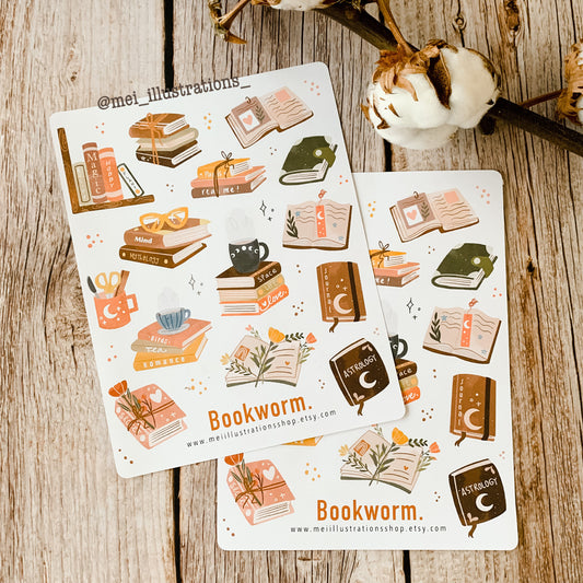 Bookworm vol.1 sticker sheet