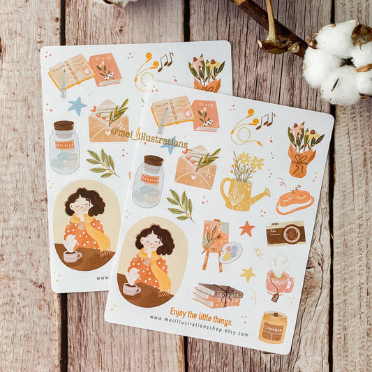 Enjoy little things vol.1 sticker sheet