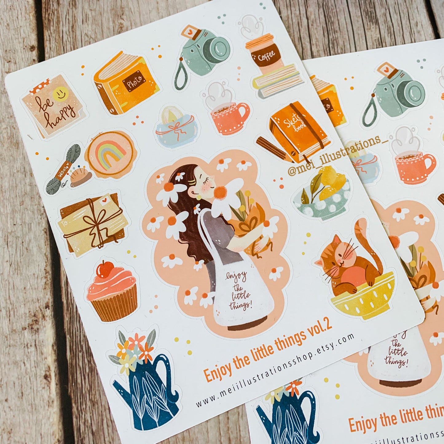 Enjoy little things vol.2 sticker sheet