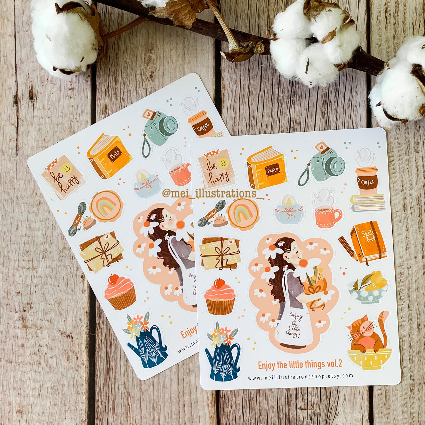 Enjoy little things vol.2 sticker sheet