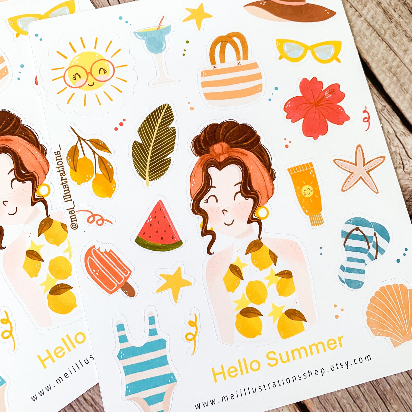 Summer Sticker sheet