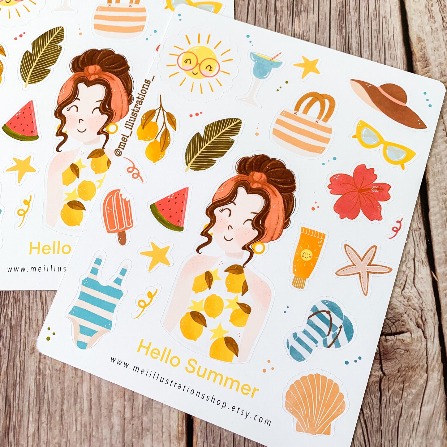 Summer Sticker sheet