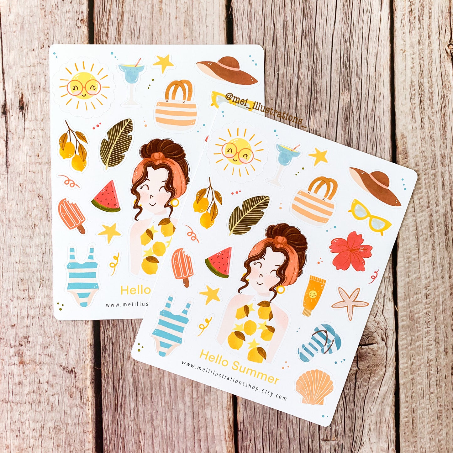 Summer Sticker sheet