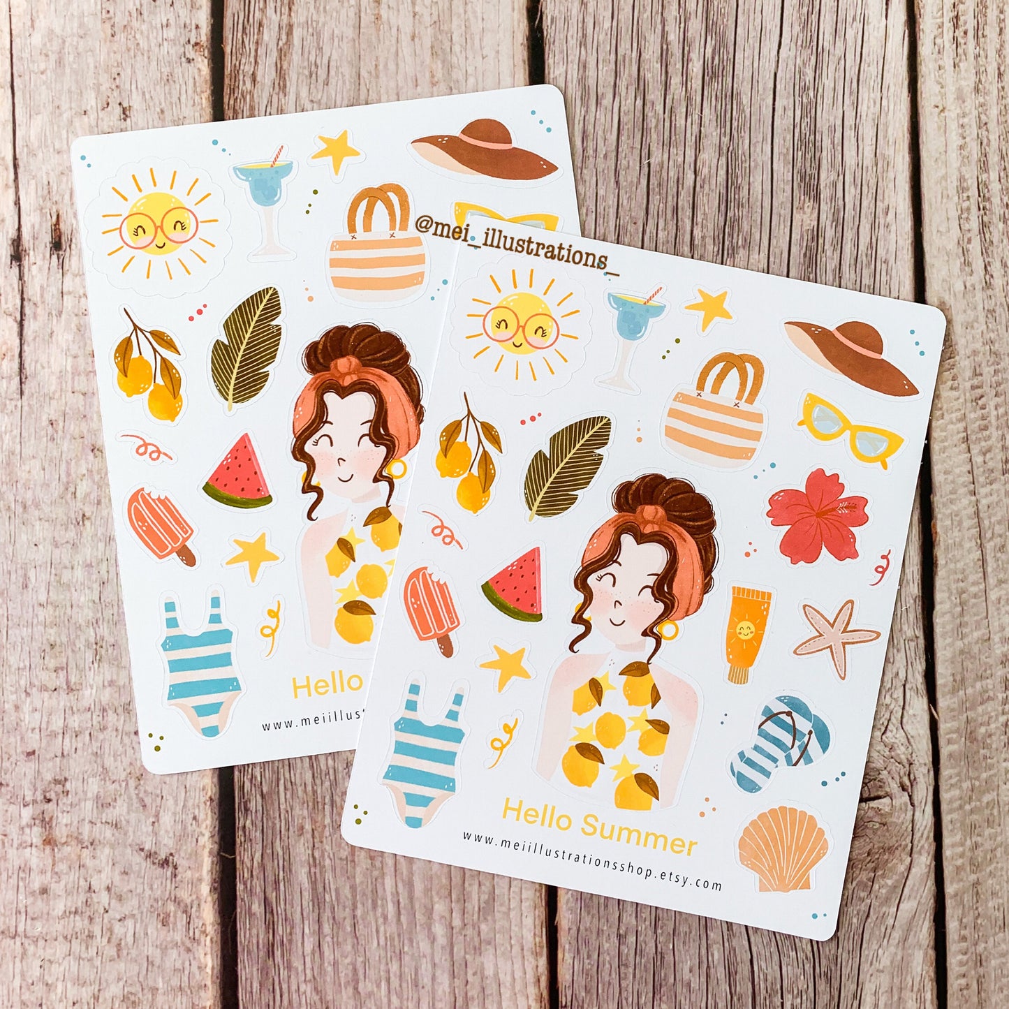 Summer Sticker sheet