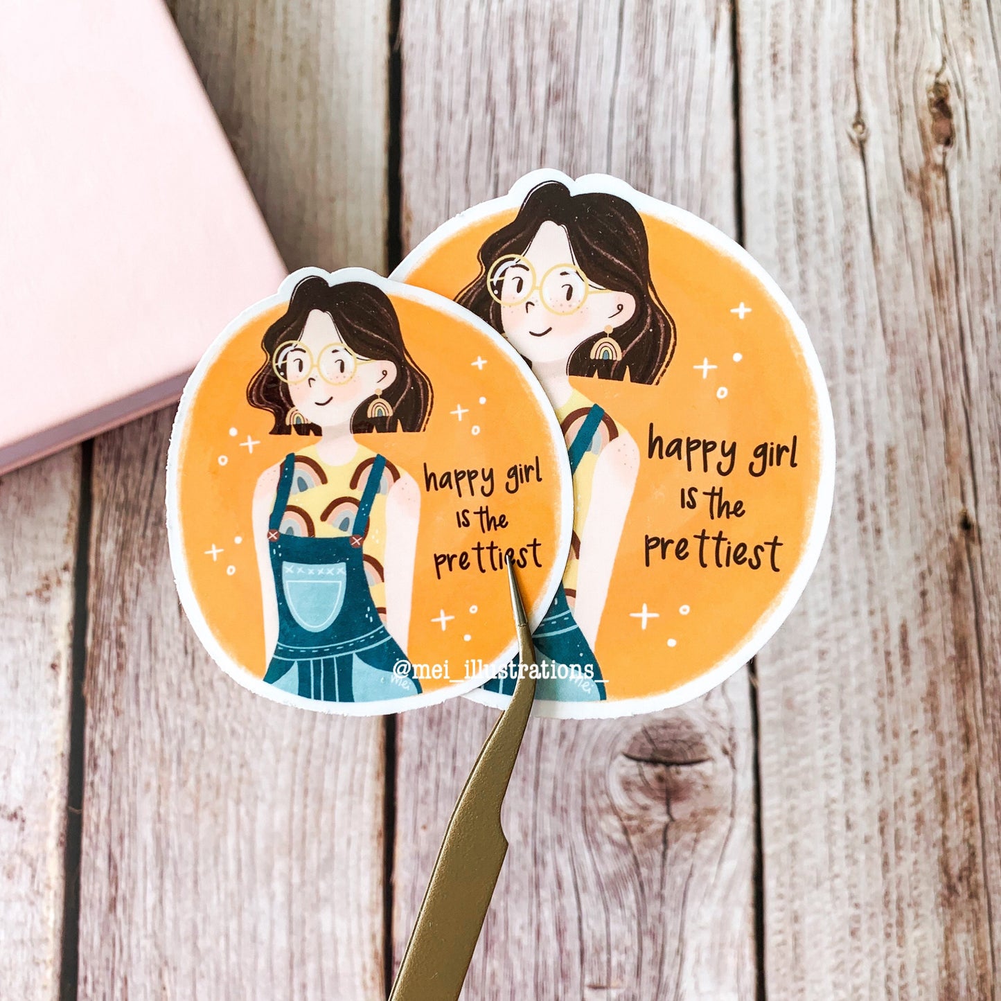 HAPPY GIRL sticker