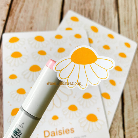 Daisies Sticker sheet