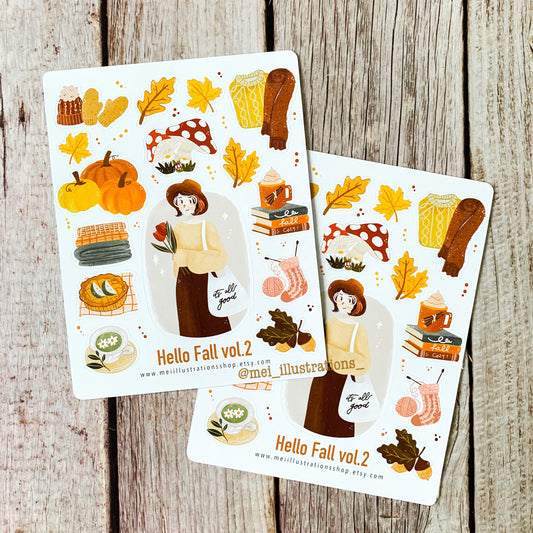 Autumn vol.2 Sticker sheet