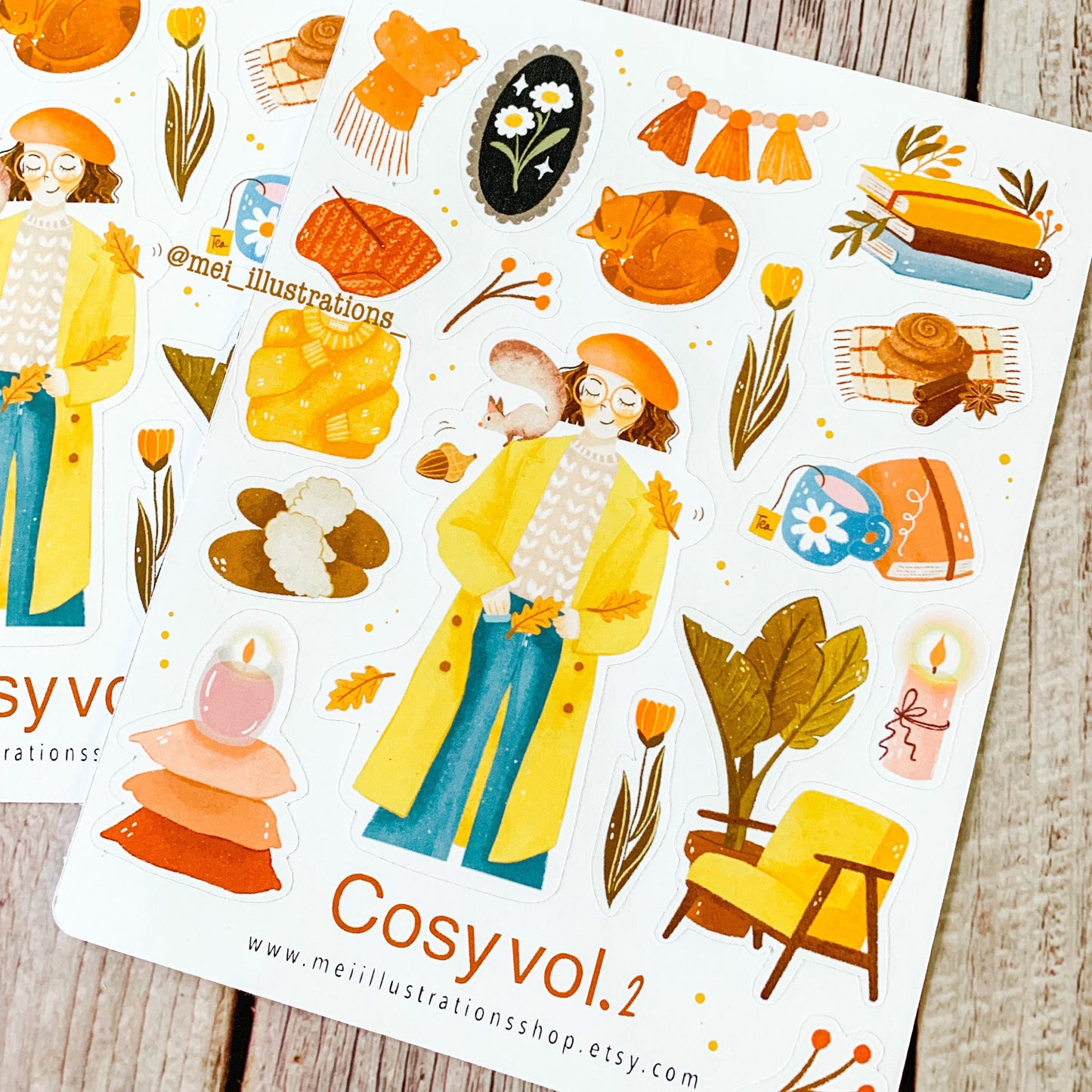 Cosy vol.2 sticker sheet