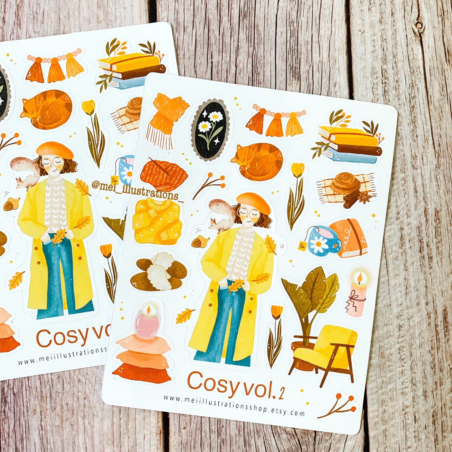 Cosy vol.2 sticker sheet