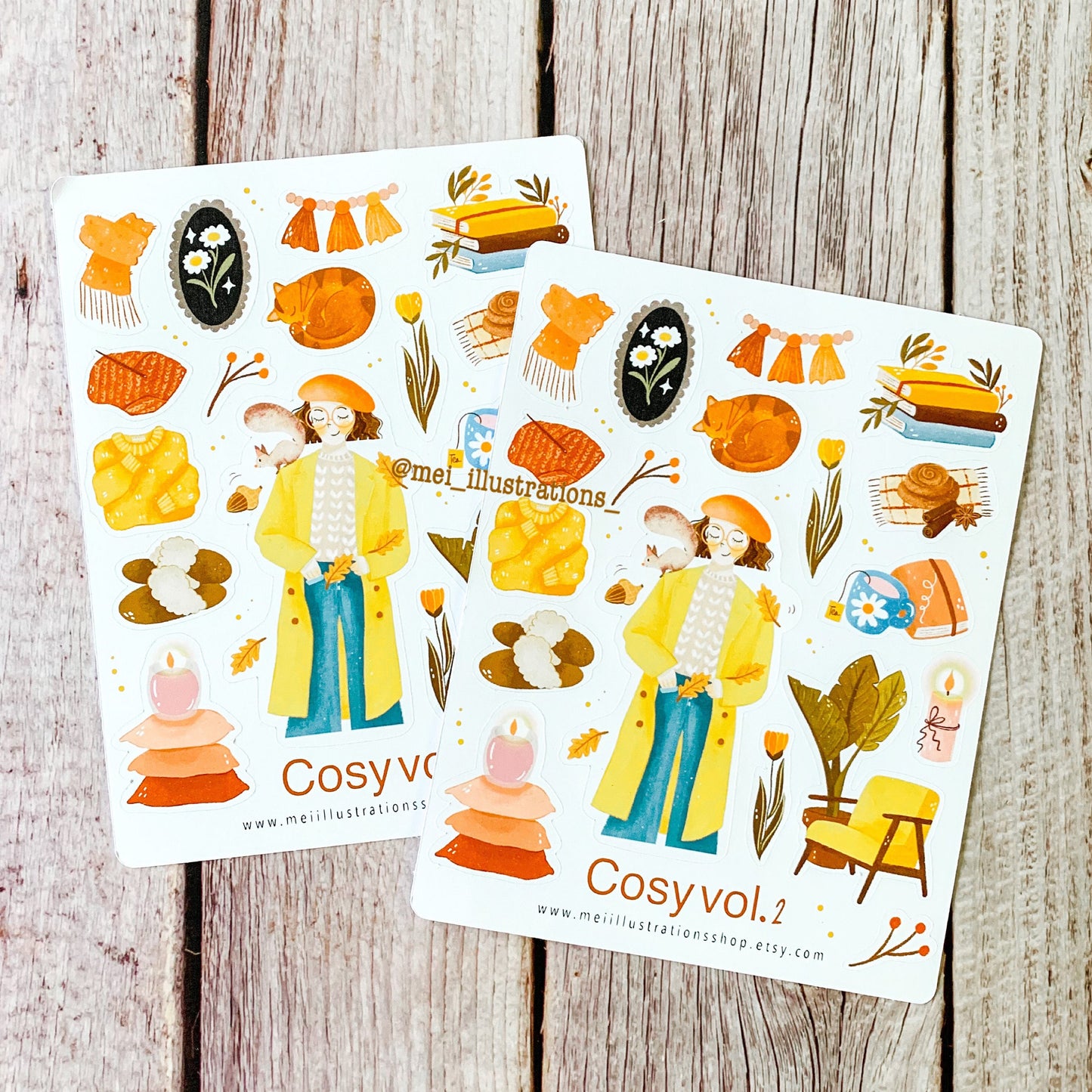 Cosy vol.2 sticker sheet